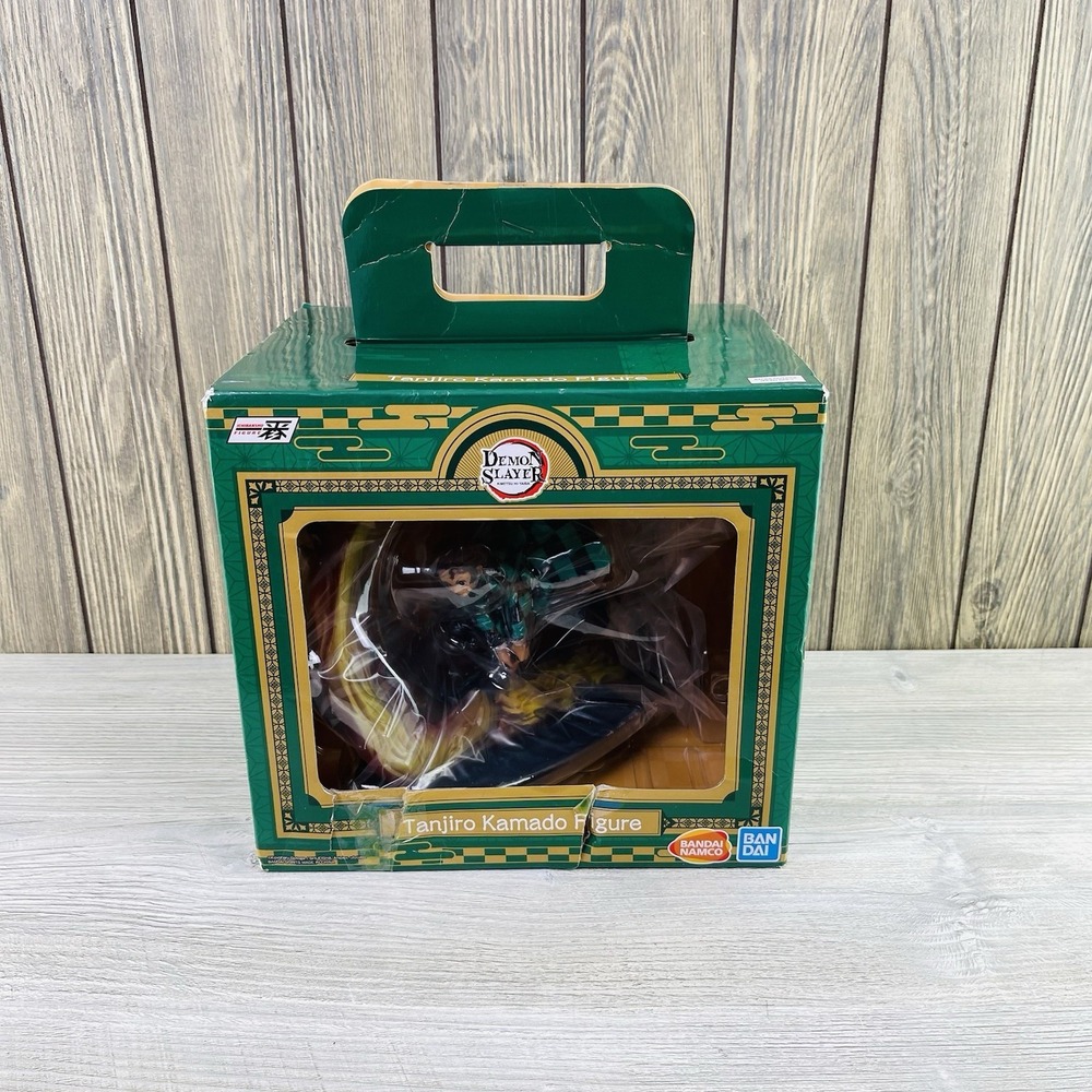 Bandai Ichibansho Figure TANJIRO KAMADO Shake The Sword Burn Your Heart Open Box
